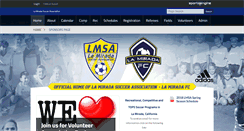 Desktop Screenshot of lamiradasoccer.org